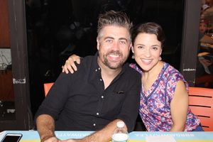 Eric Petersen and Jenn Gambatese @ BroadwayWorld Eric Petersen and Jenn Gambatese Photo