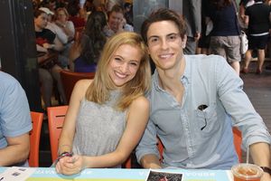 Christy Altomare and Derek Klena @ BroadwayWorld Christy Altomare and Derek Klena Photo