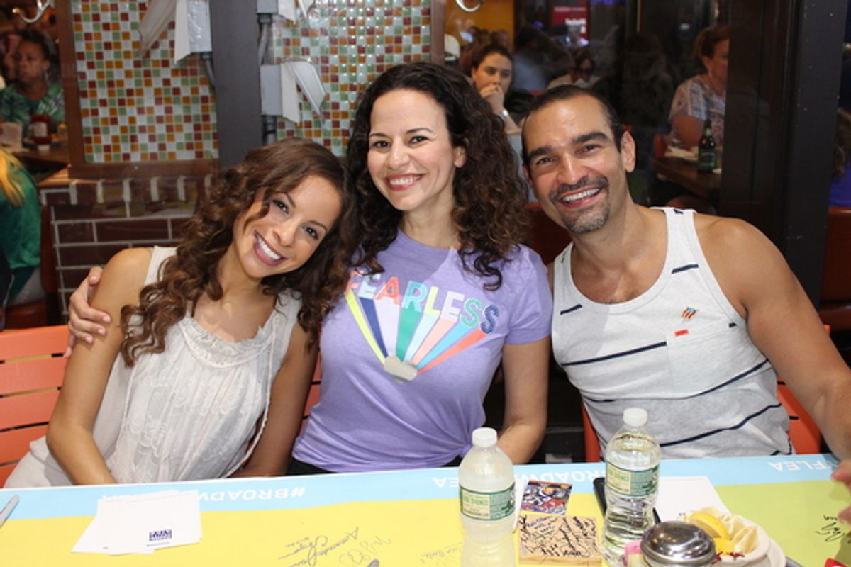 Lexi Lawson, Mandy Gonzalez, Javier Munoz at 