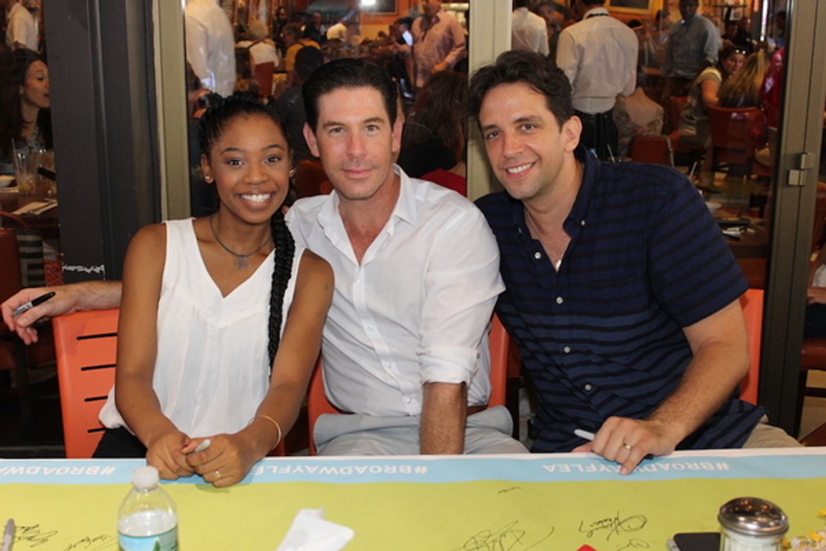 Hailey Kilgore, Richard H. Blake and Nick Cordero at 