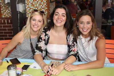 Taylor Louderman, Barrett Wilbert Weed & Erika Henningsen Photo