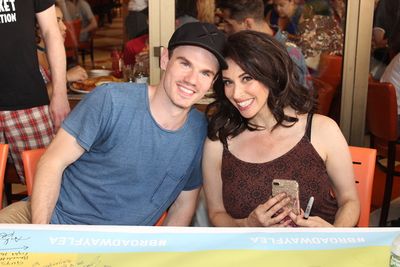 Jay Armstrong Johnson and Lesli Margherita Photo