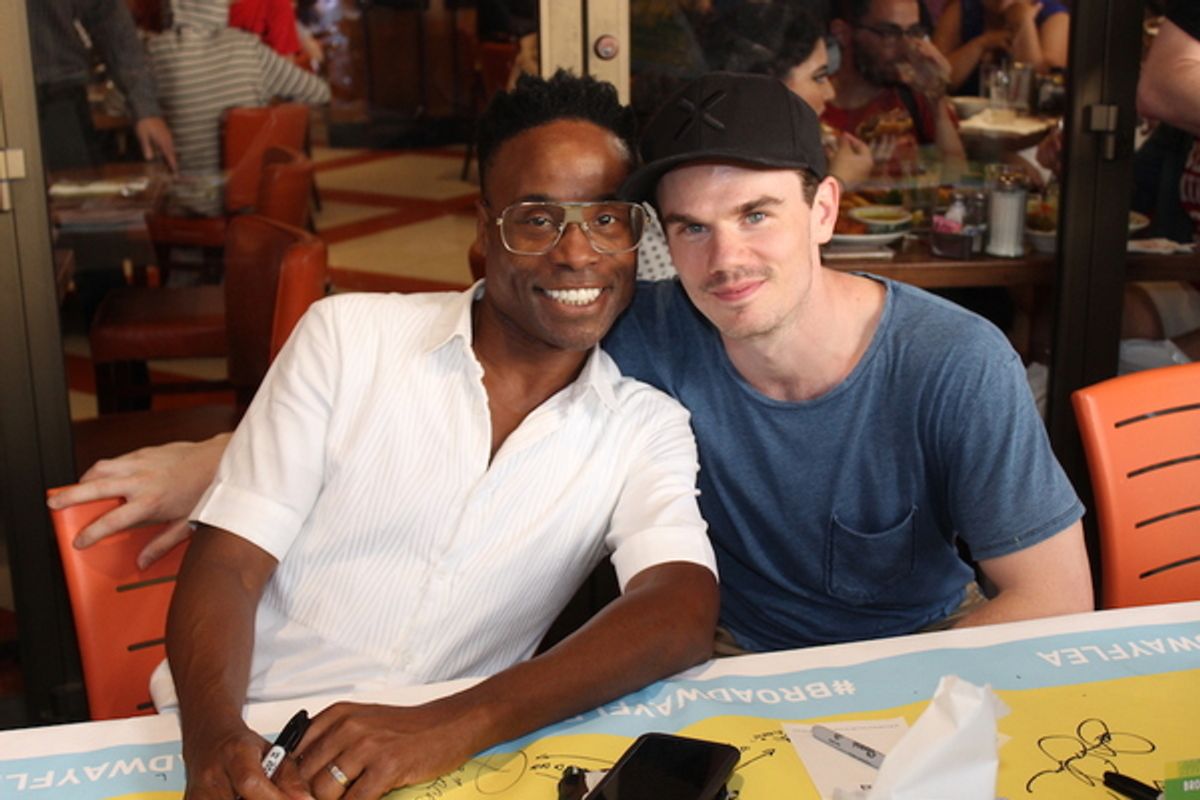 Billy Porter and Jay Armstrong Johnson at 