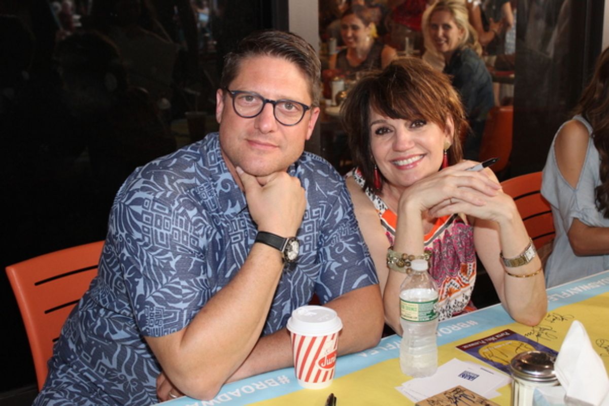 Christopher Sieber and Beth Leavel at 