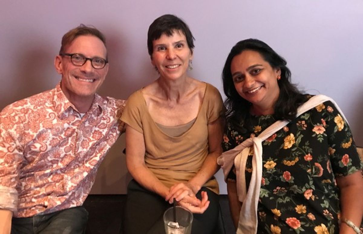 David Drake, Miriam Horn and Anouska Cheddie at 