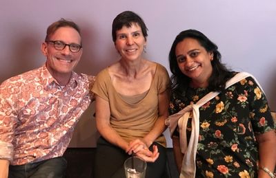 David Drake, Miriam Horn and Anouska Cheddie Photo