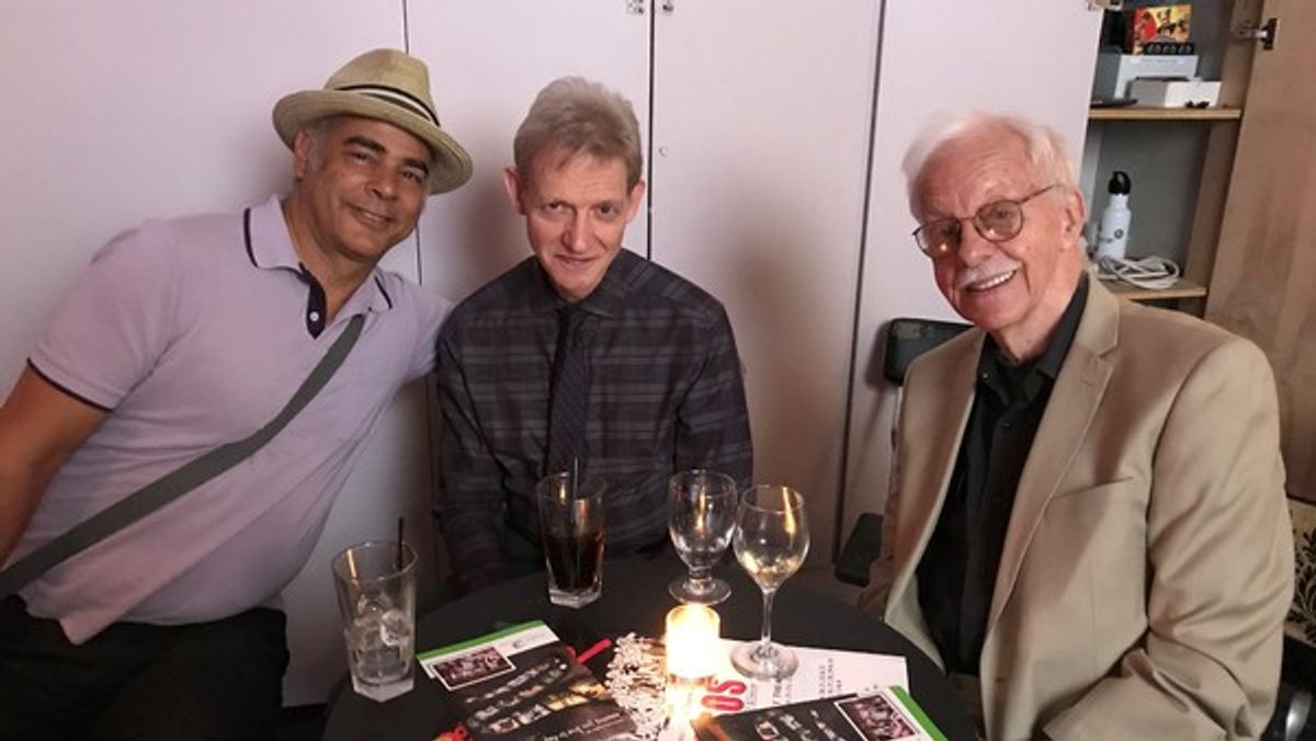 Rene Calvo, Paul Batchelor and Bill Solly at 