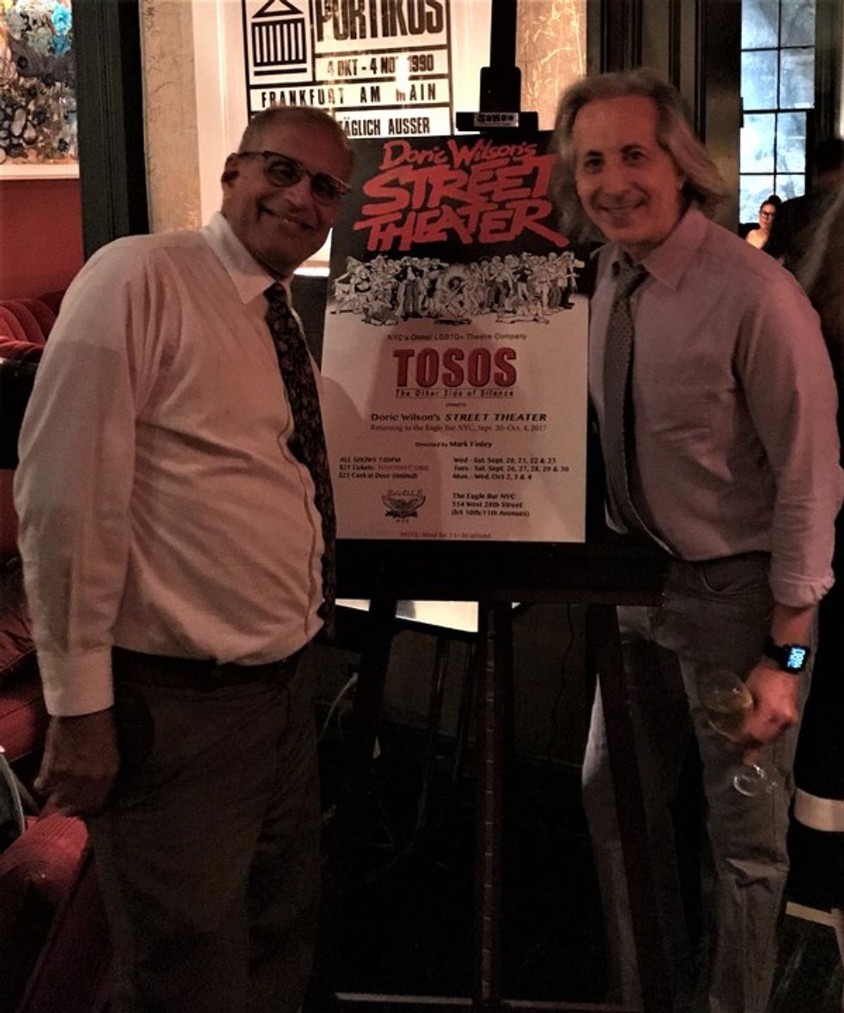 Irwin Kroot and Anthony Catanzaro at 