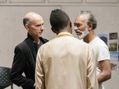 Finbar Lynch, Kwame Kwei-Armah () and Jim Findley Photo