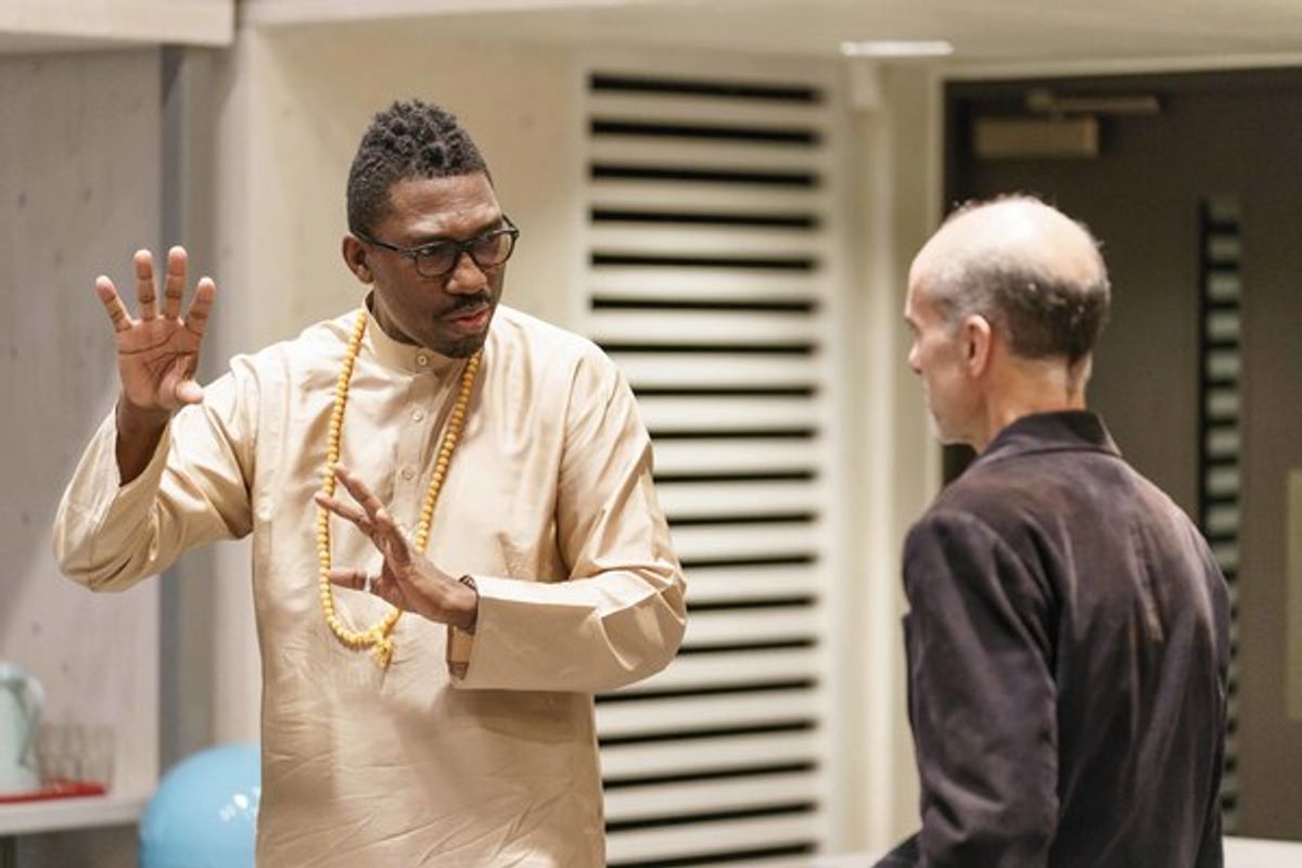 Kwame Kwei-Armah and Finbar Lynch at 