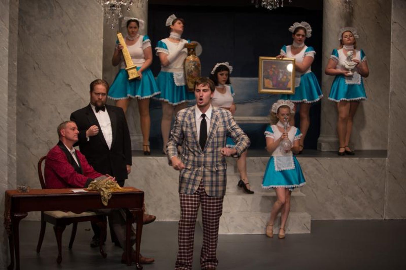 Review: DIRTY ROTTEN SCOUNDRELS at Oyster Mill Playhouse  Image