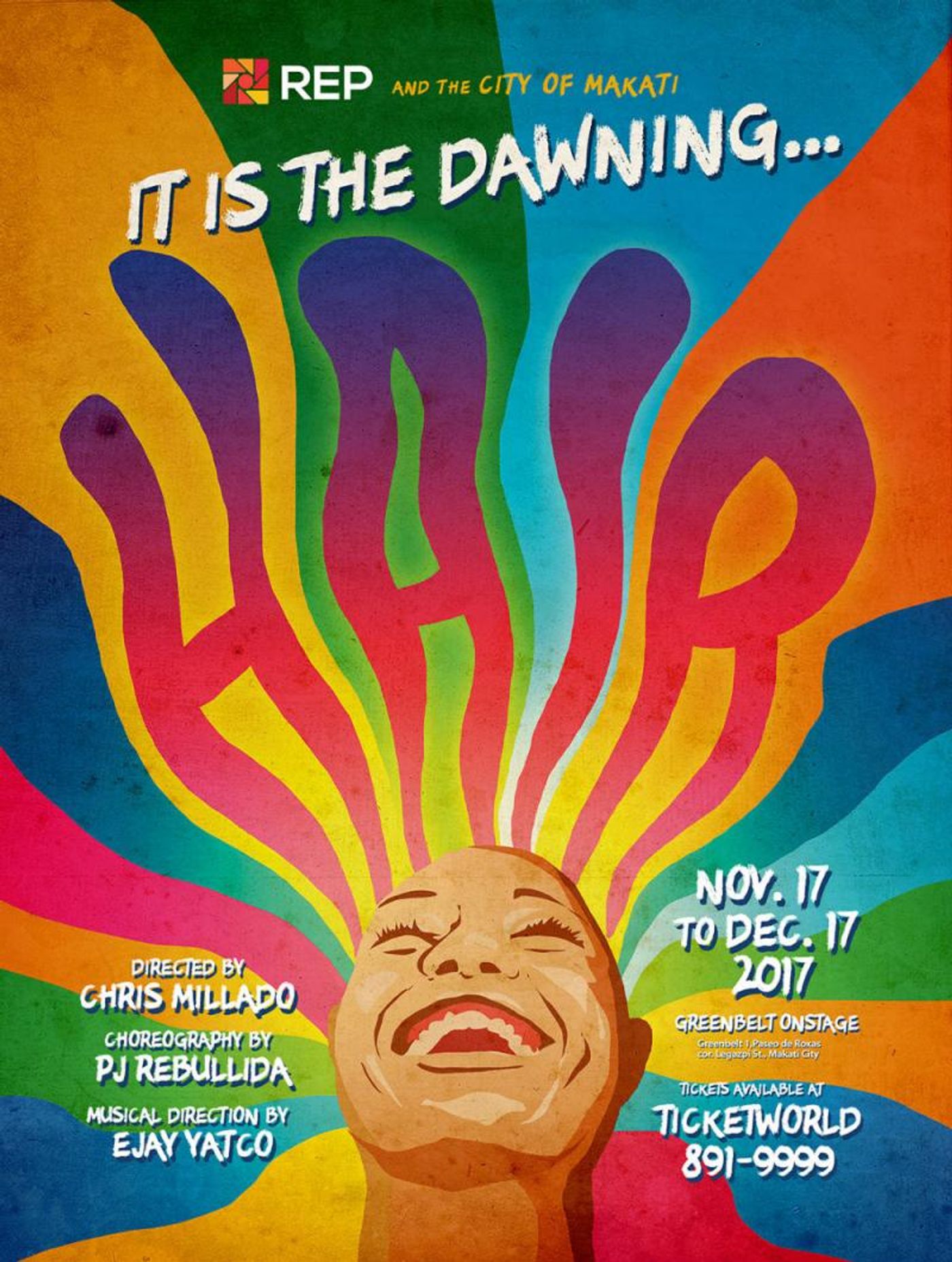 Repertory Philippines Caps Season with HAIR, 11/17-12/17  Image