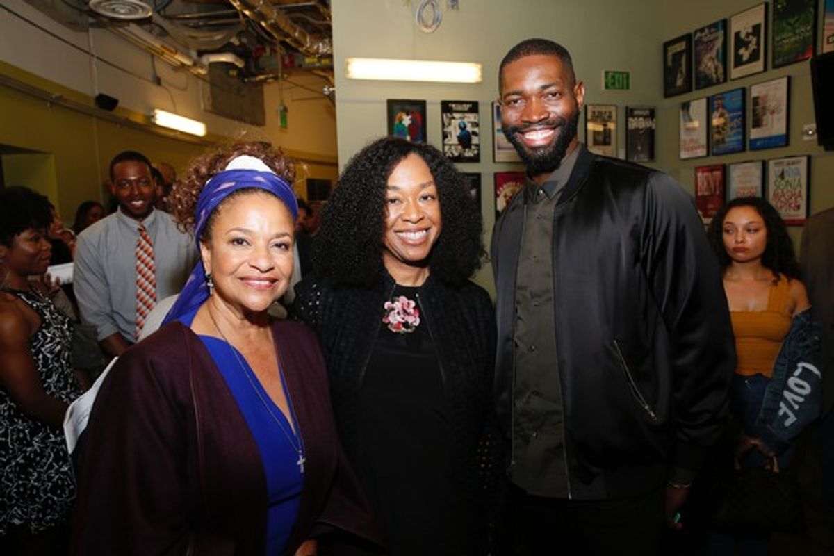 Debbie Allen, Shonda Rhimes and Tarell Alvin McCraney at 