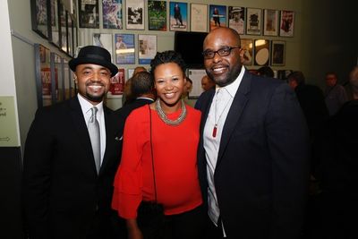 Francois Battiste, Alana Arenas and J. Bernard Calloway Photo