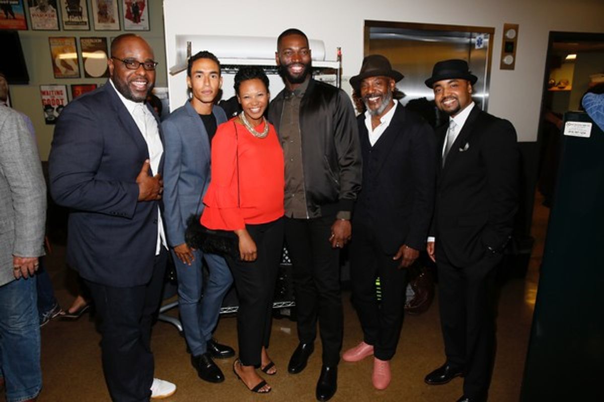 J. Bernard Calloway, Kyle Beltran, Alana Arenas, Tarell Alvin McCraney, John Earl Jelks and Francois Battiste at 