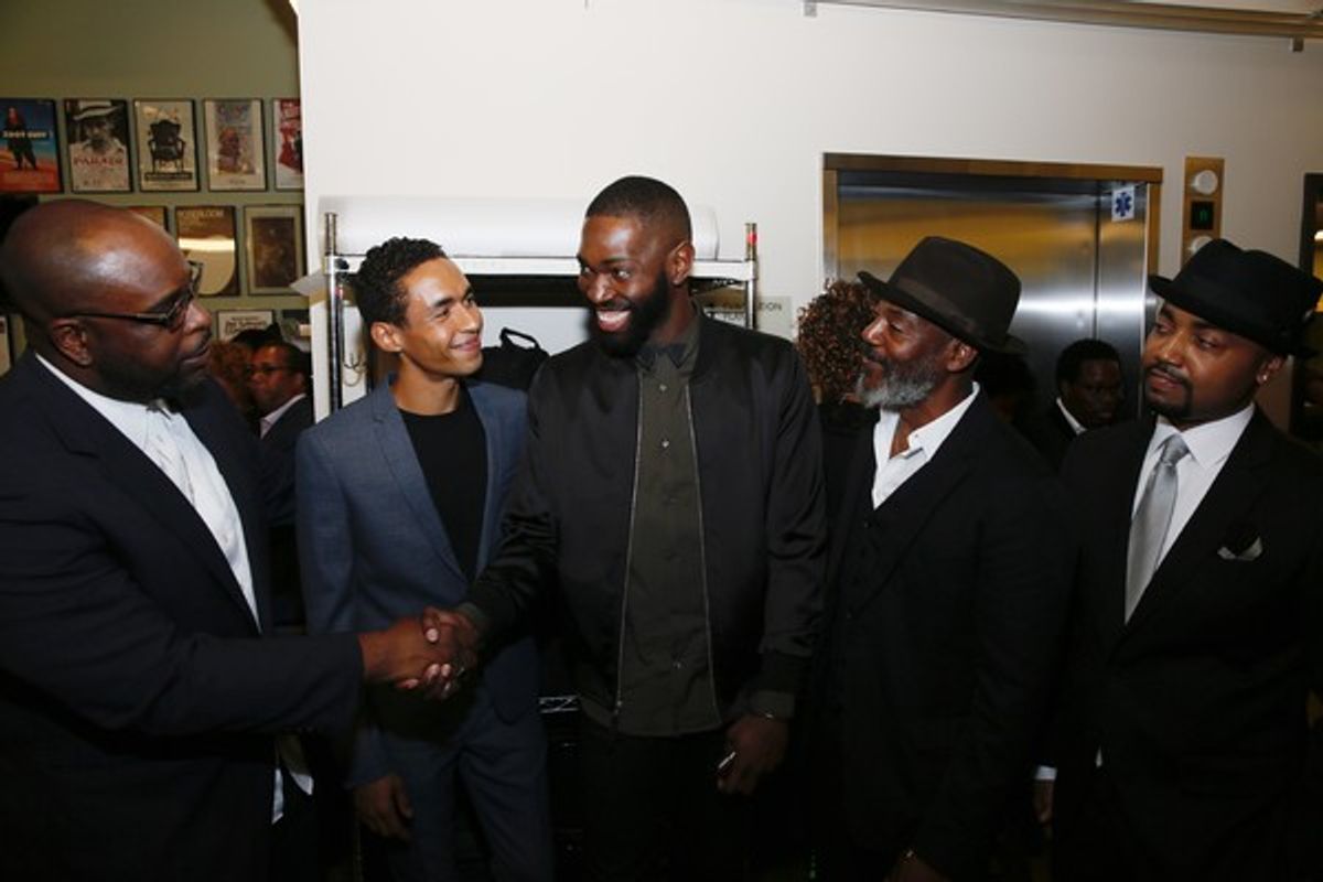 J. Bernard Calloway, Kyle Beltran, Tarell Alvin McCraney and John Earl Jelks and Francois Battiste at 