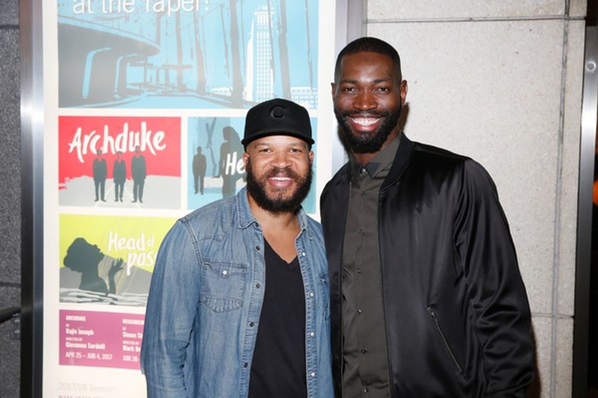 Glenn Davis and Tarell Alvin McCraney at 