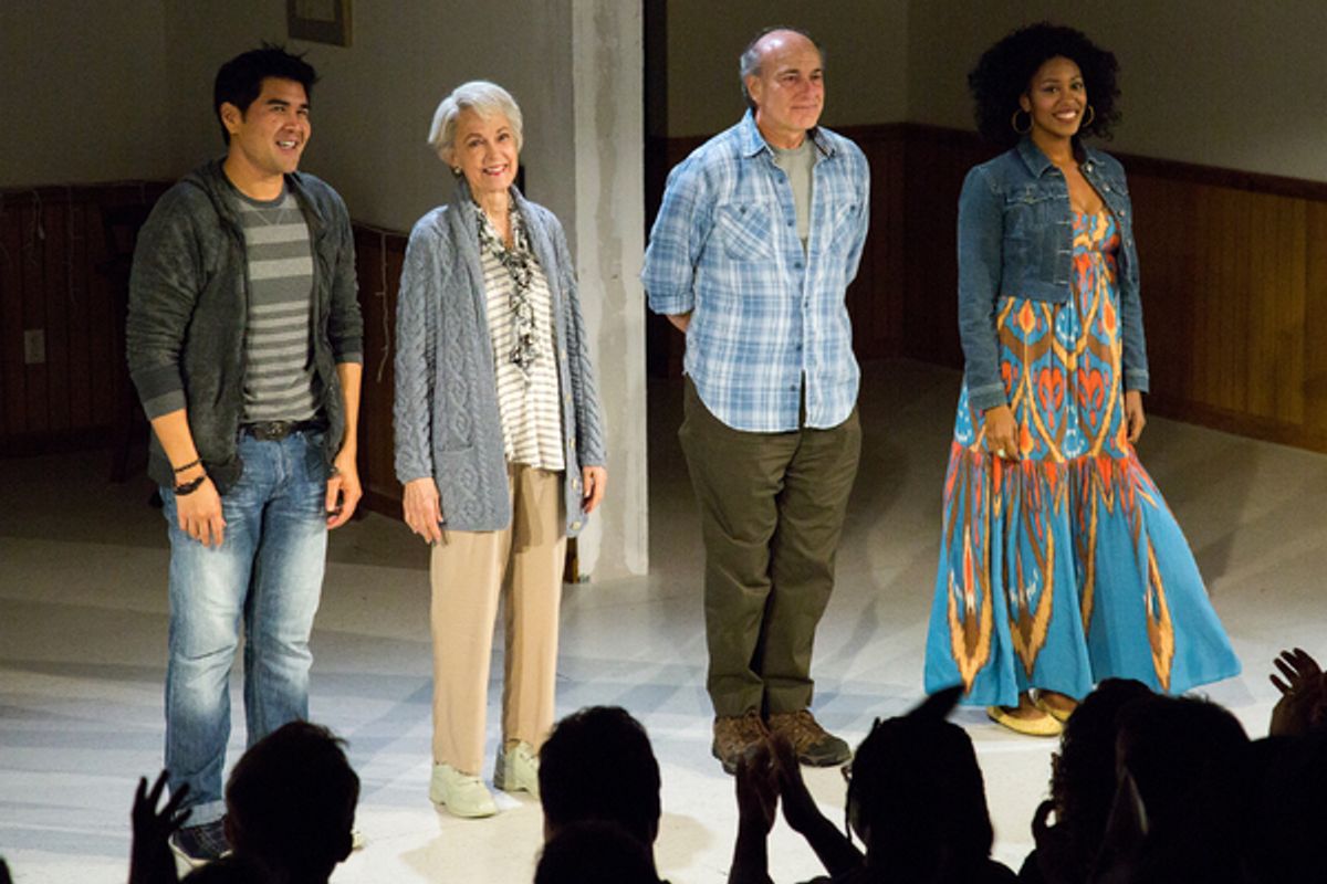 Pun Bandhu, Deanna Dunagan, Peter Friedman, Marinda Anderson at 