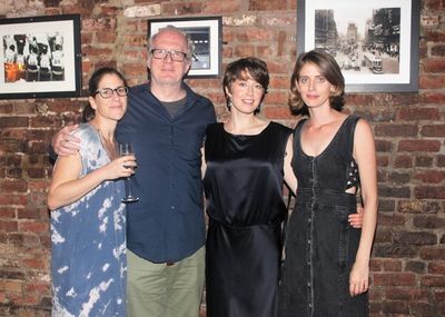Anne Kauffman, Tracy Letts, Carrie Coon and Amy Herzog Photo