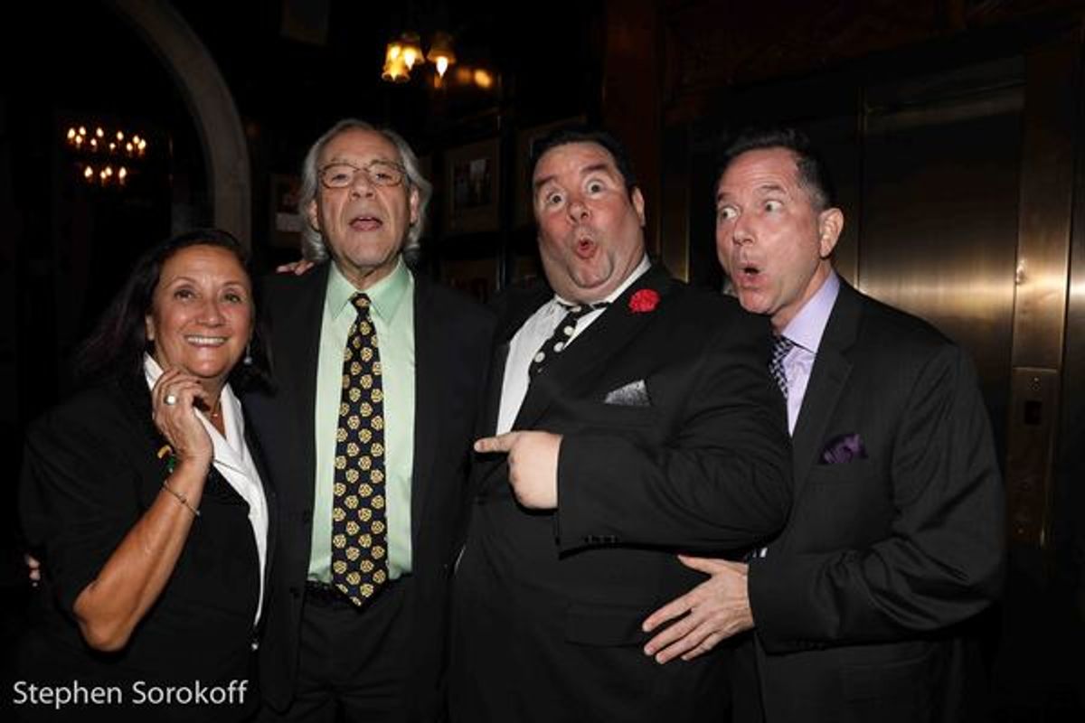 Nancy Lombardo, Robert Klein, Bob Greenberg, George Bettinger at 