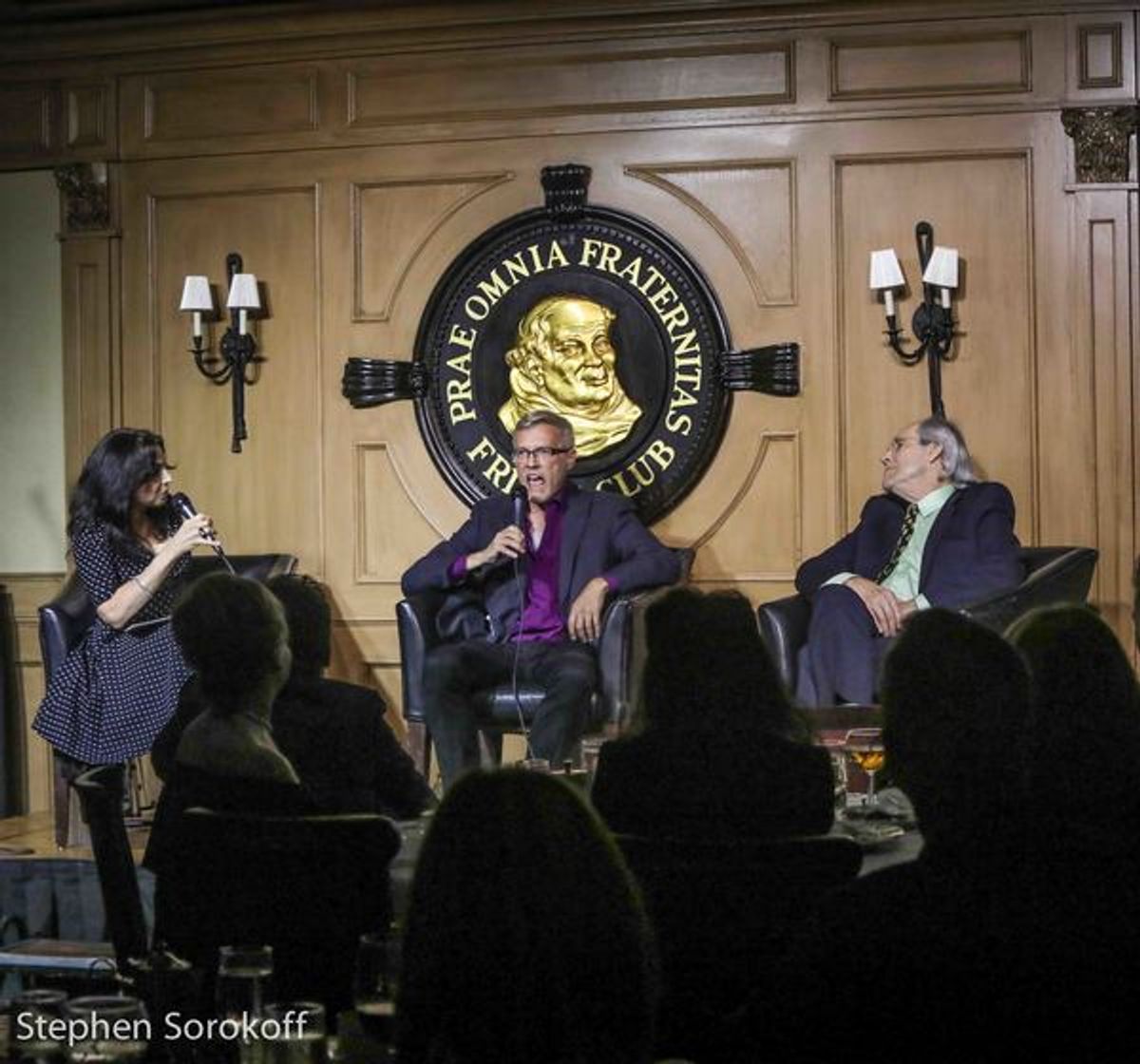 Valerie Smaldone, William Madison, Robert Klein at 