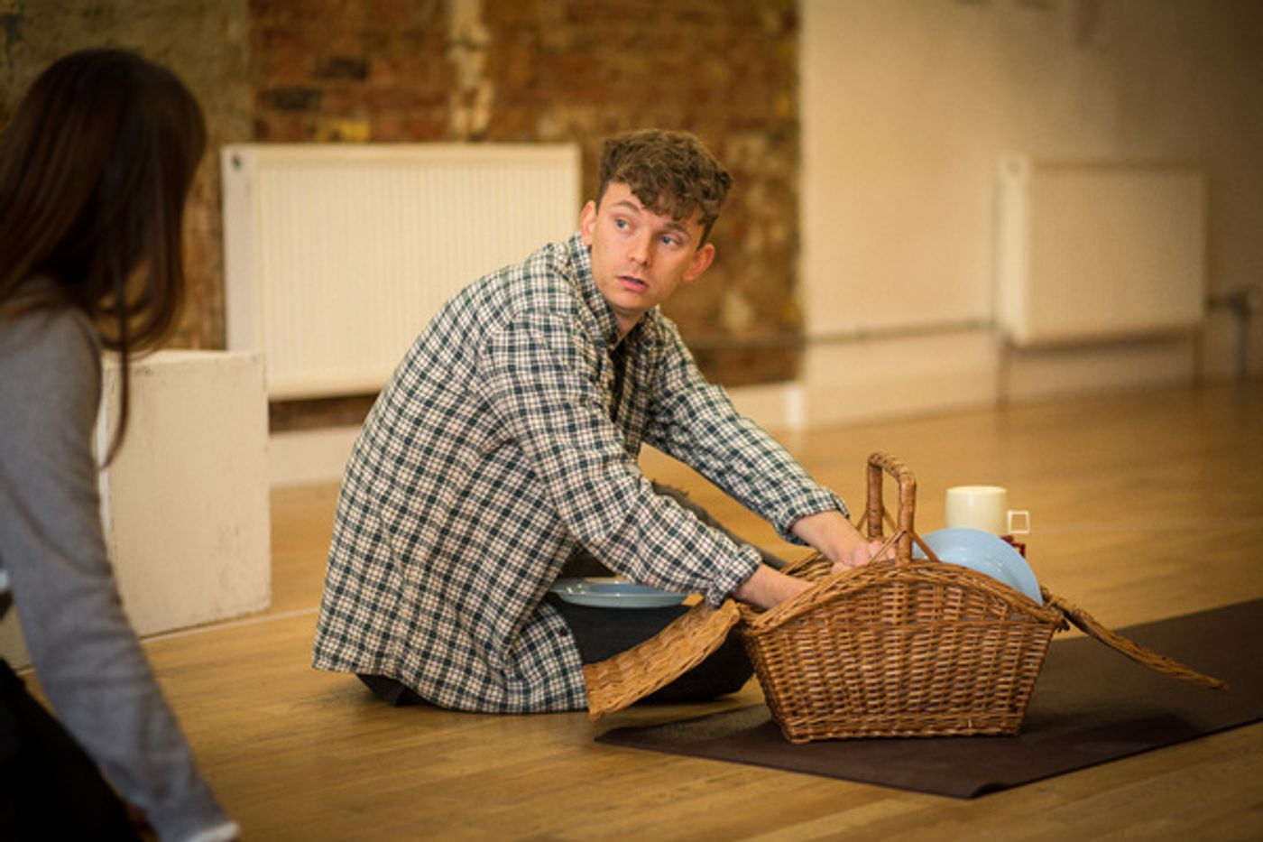 Photo Flash: In Rehearsals for IN EVENT OF MOONE DISASTER at Theatre503  Image