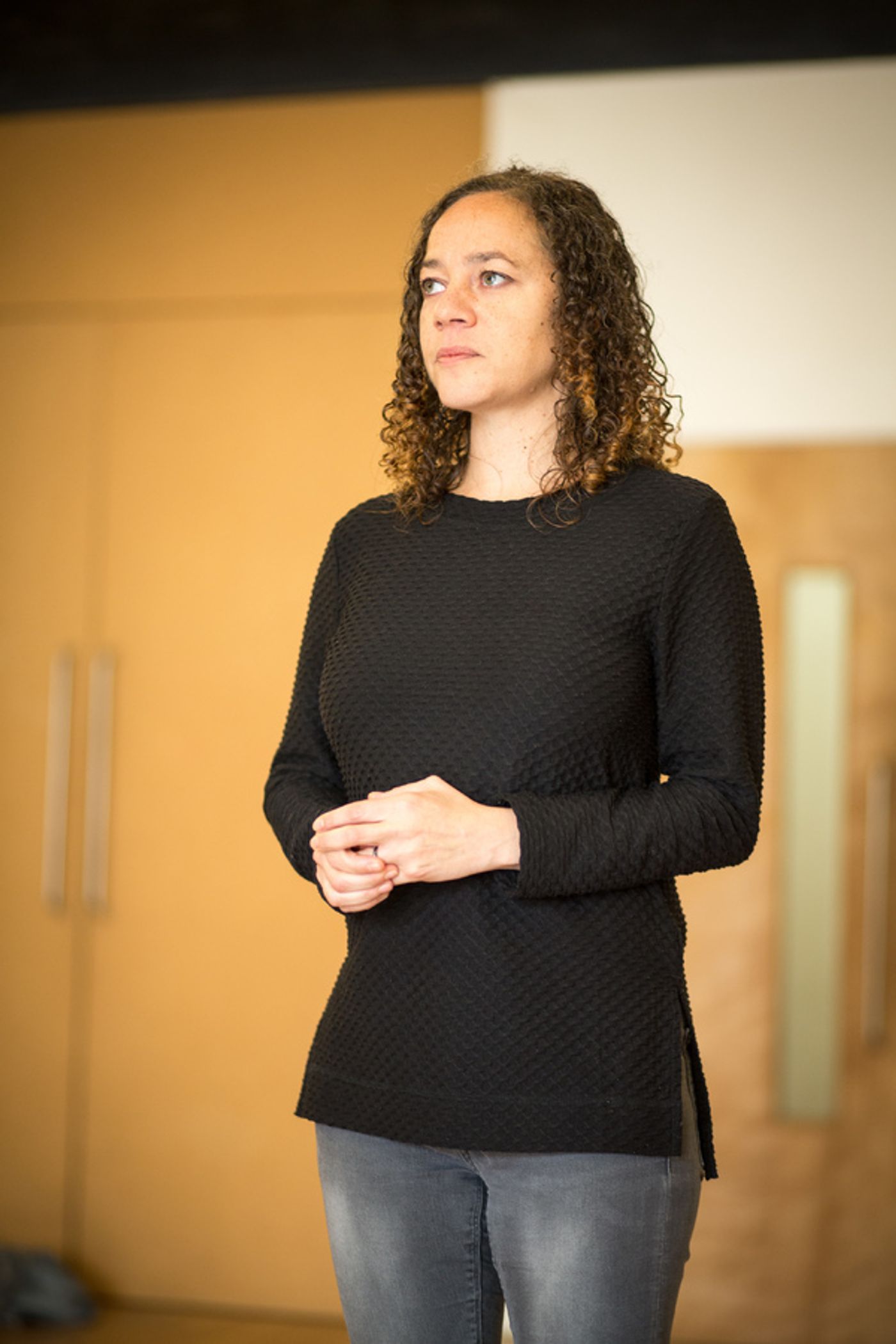 Photo Flash: In Rehearsals for IN EVENT OF MOONE DISASTER at Theatre503  Image