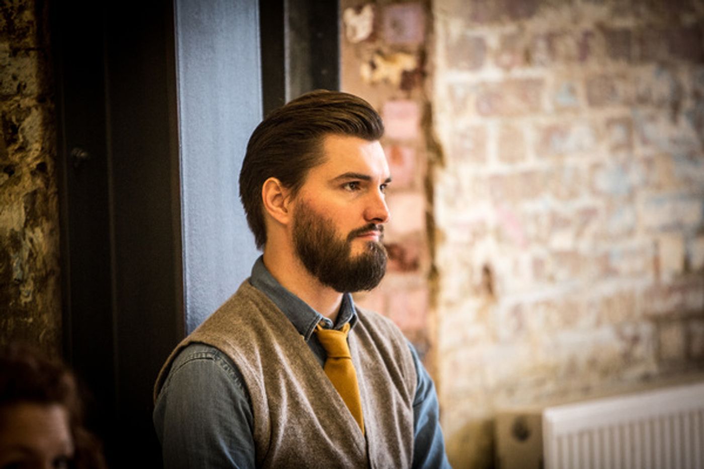 Photo Flash: In Rehearsals for IN EVENT OF MOONE DISASTER at Theatre503  Image