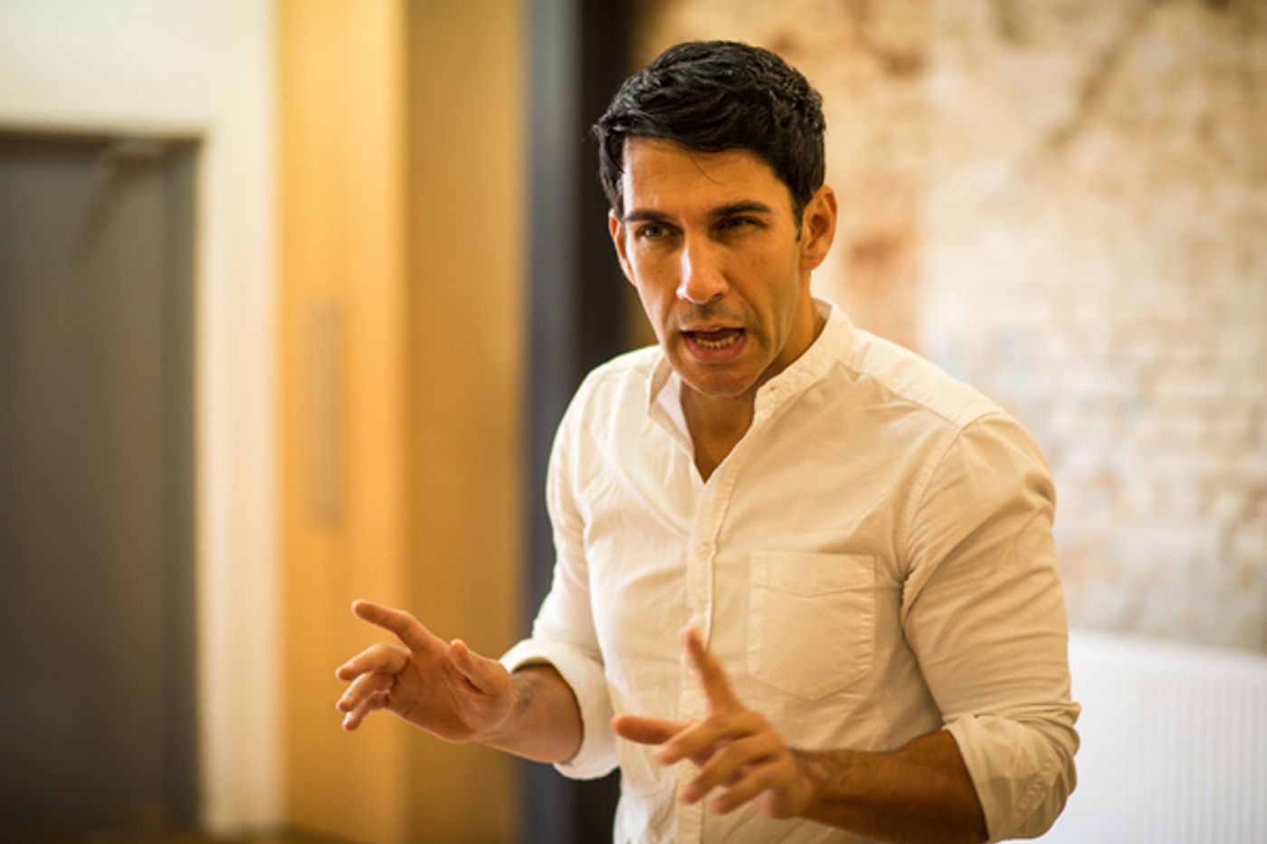 Photo Flash: In Rehearsals for IN EVENT OF MOONE DISASTER at Theatre503  Image