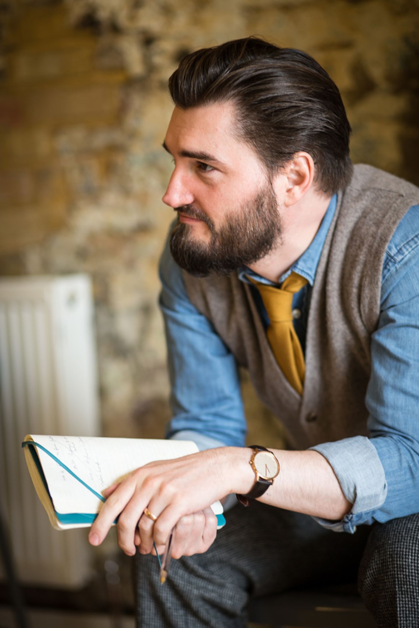 Photo Flash: In Rehearsals for IN EVENT OF MOONE DISASTER at Theatre503  Image