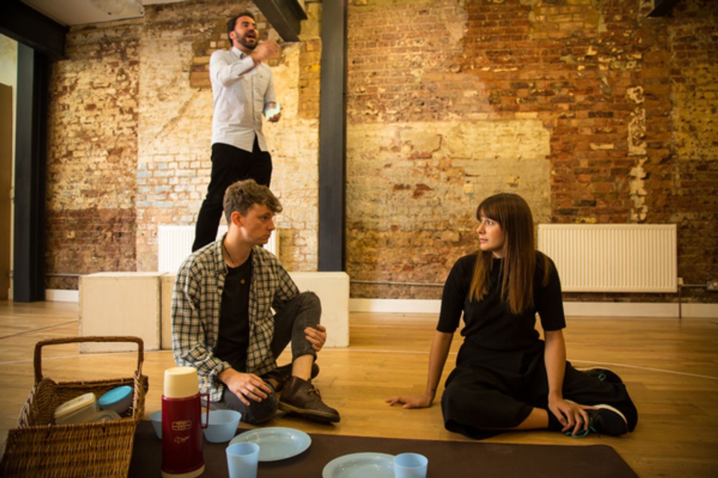 Photo Flash: In Rehearsals for IN EVENT OF MOONE DISASTER at Theatre503  Image