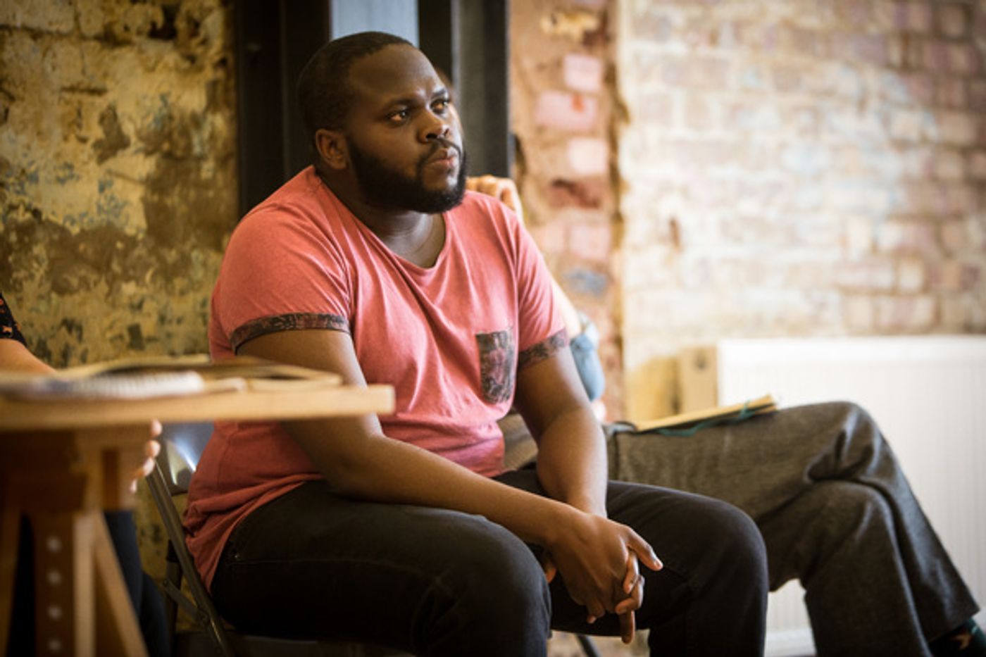 Photo Flash: In Rehearsals for IN EVENT OF MOONE DISASTER at Theatre503  Image