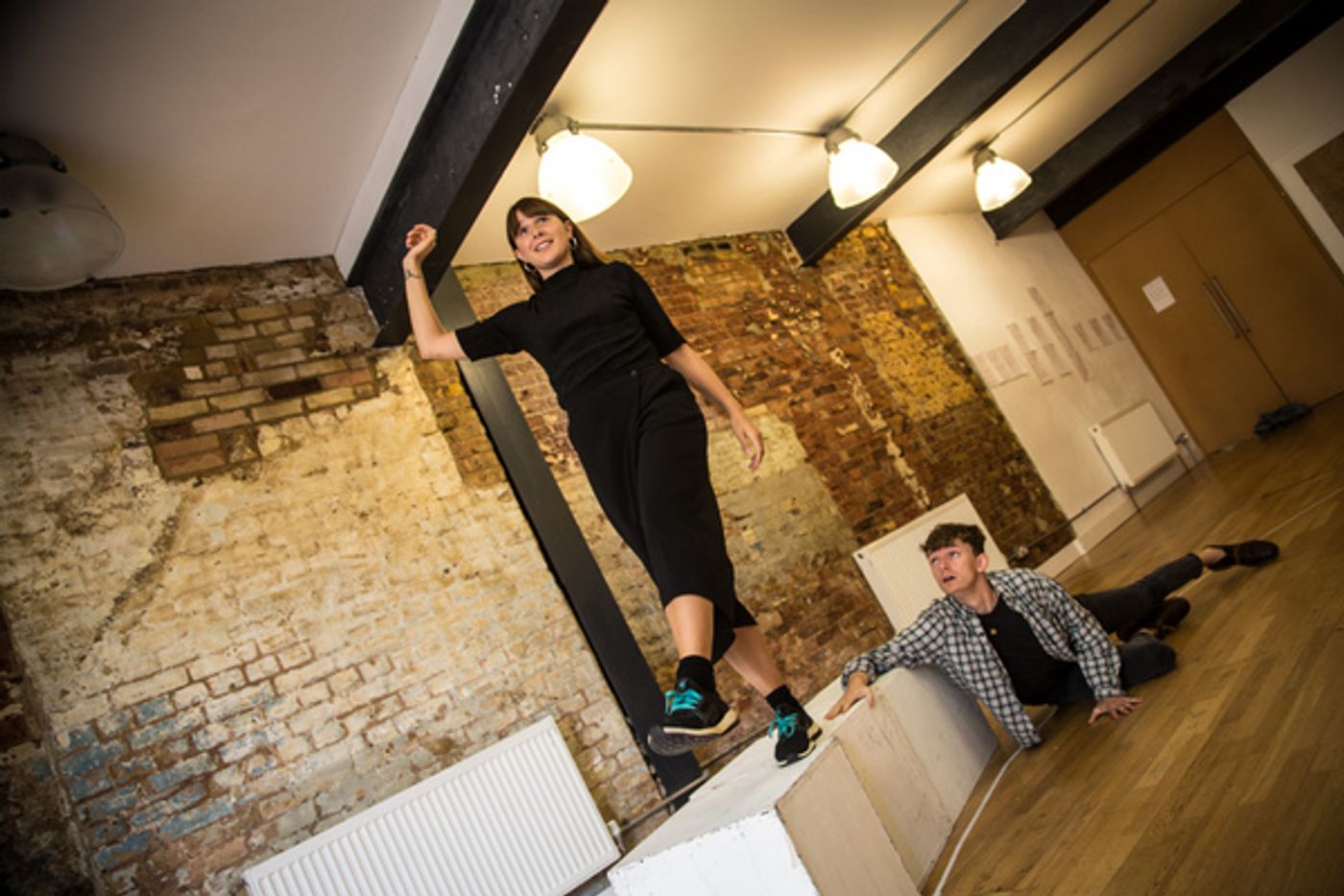 Photo Flash: In Rehearsals for IN EVENT OF MOONE DISASTER at Theatre503  Image