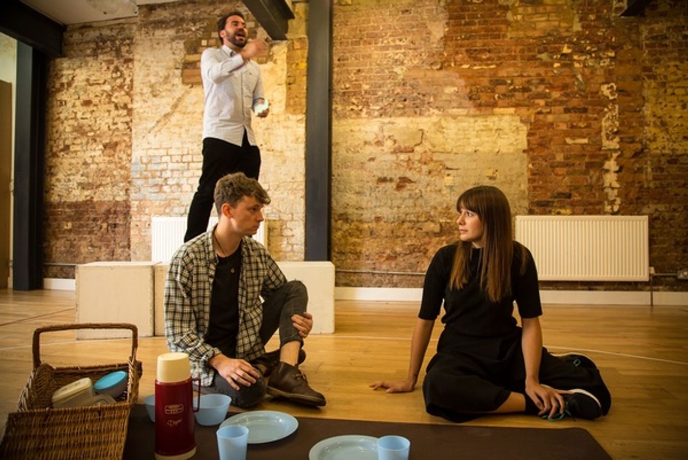 Photo Flash: In Rehearsals for IN EVENT OF MOONE DISASTER at Theatre503  Image