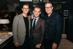 Aaron Tveit, Tony Marion and Todd Snyder @ BroadwayWorld Aaron Tveit, Tony Marion and Todd Snyder Photo