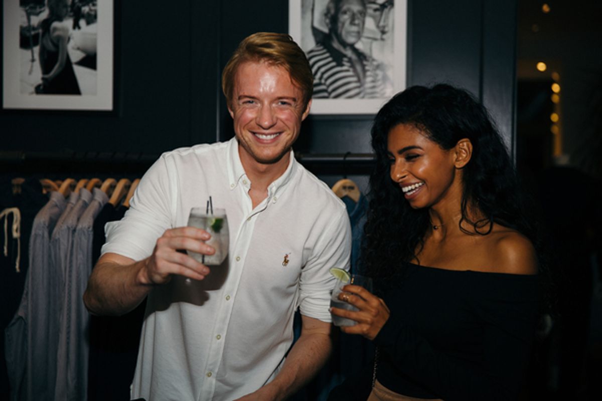 Matthew James Thomas and guest at 