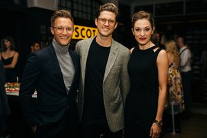 Nathan Johnson, Aaron Tveit and Laura Osnes @ BroadwayWorld Nathan Johnson, Aaron Tveit and Laura Osnes Photo