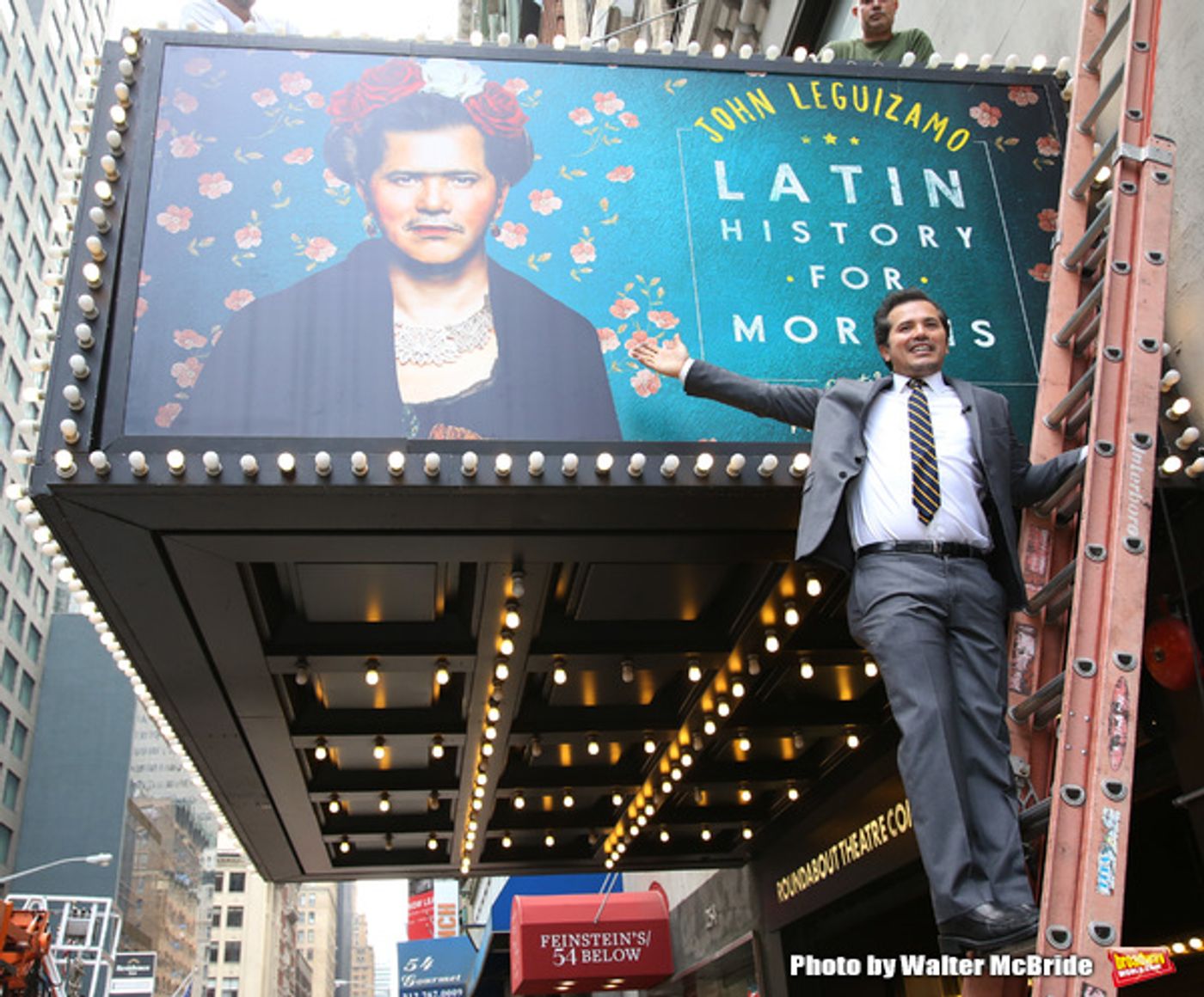 Photo Coverage: John Leguizamo Unveils LATIN HISTORY FOR MORONS Marquee  Image