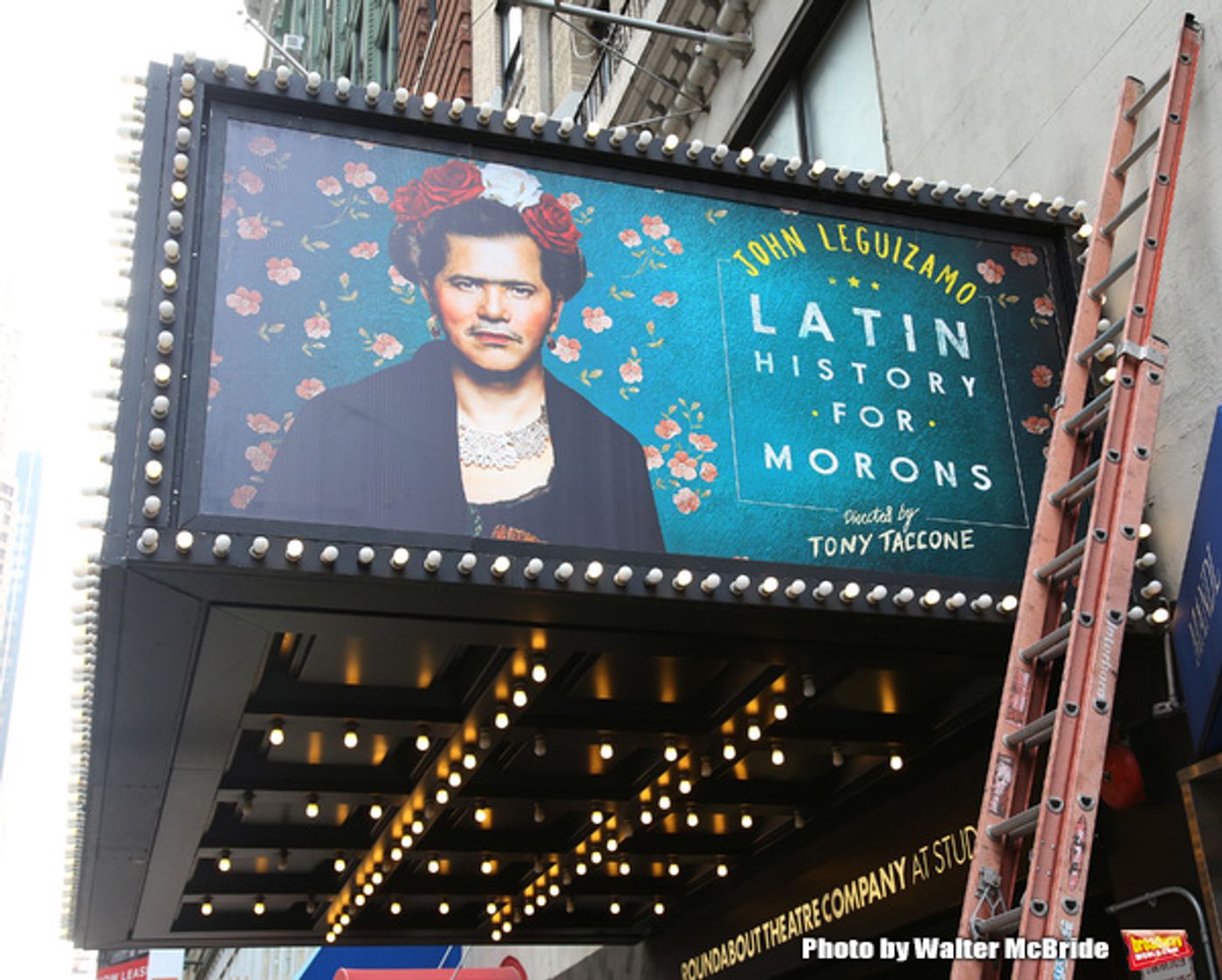 Photo Coverage: John Leguizamo Unveils LATIN HISTORY FOR MORONS Marquee  Image