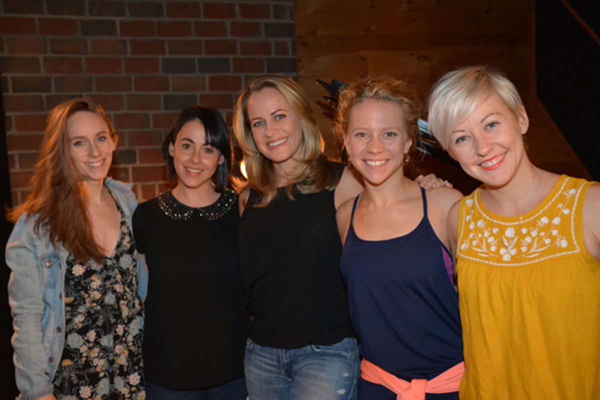 Megan Ort, Maria Briggs, Mamie Parris, Jessica Cohen and Sarah Marie Jenkins at 
