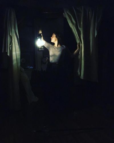 Rehearsal photo of Sara Fellini in NEC METU
Photo by Emma Rosa Went Photo