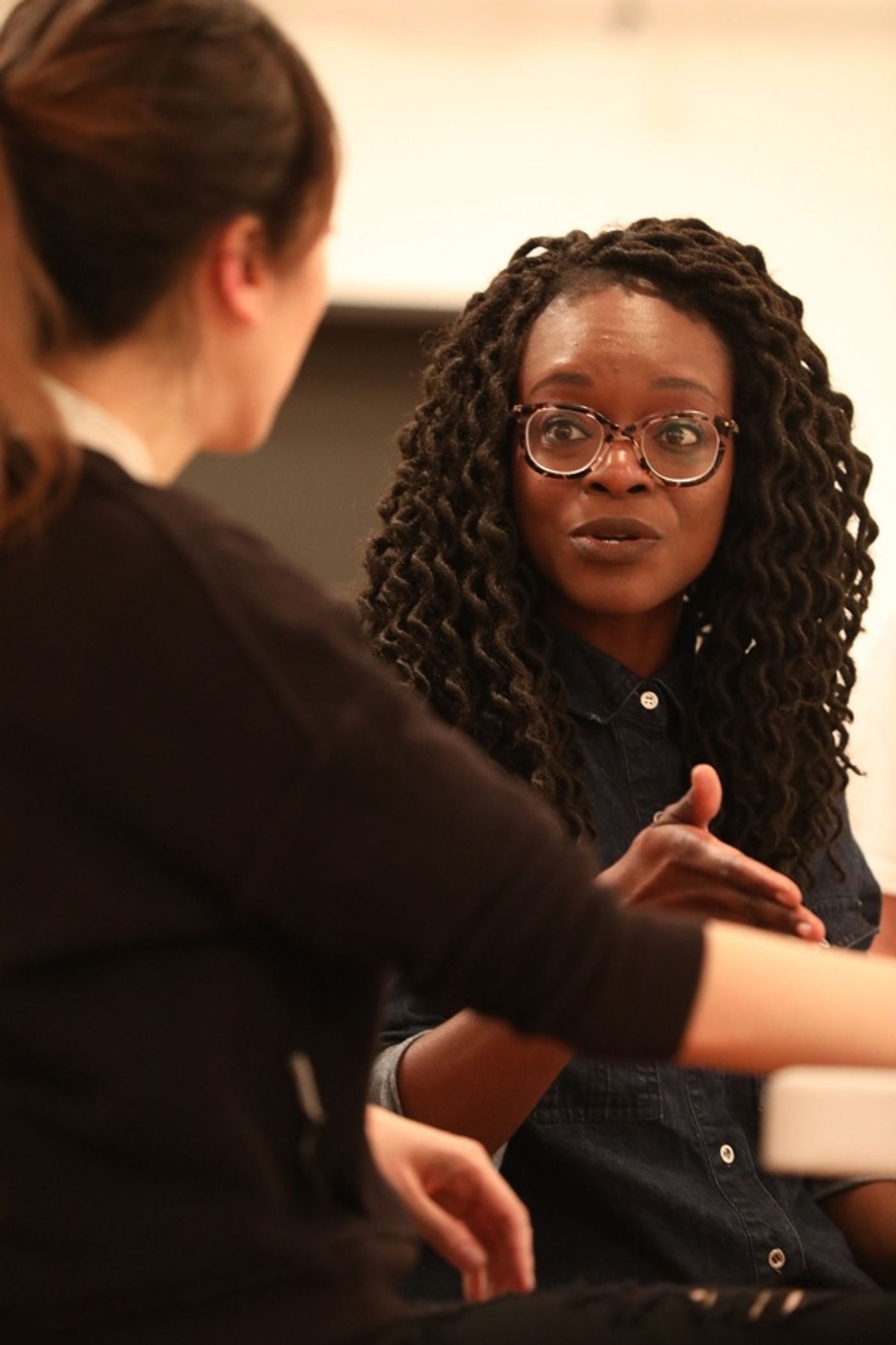 Photo Flash: Inside Rehearsal for Julia Cho's OFFICE HOUR at The Public  Image