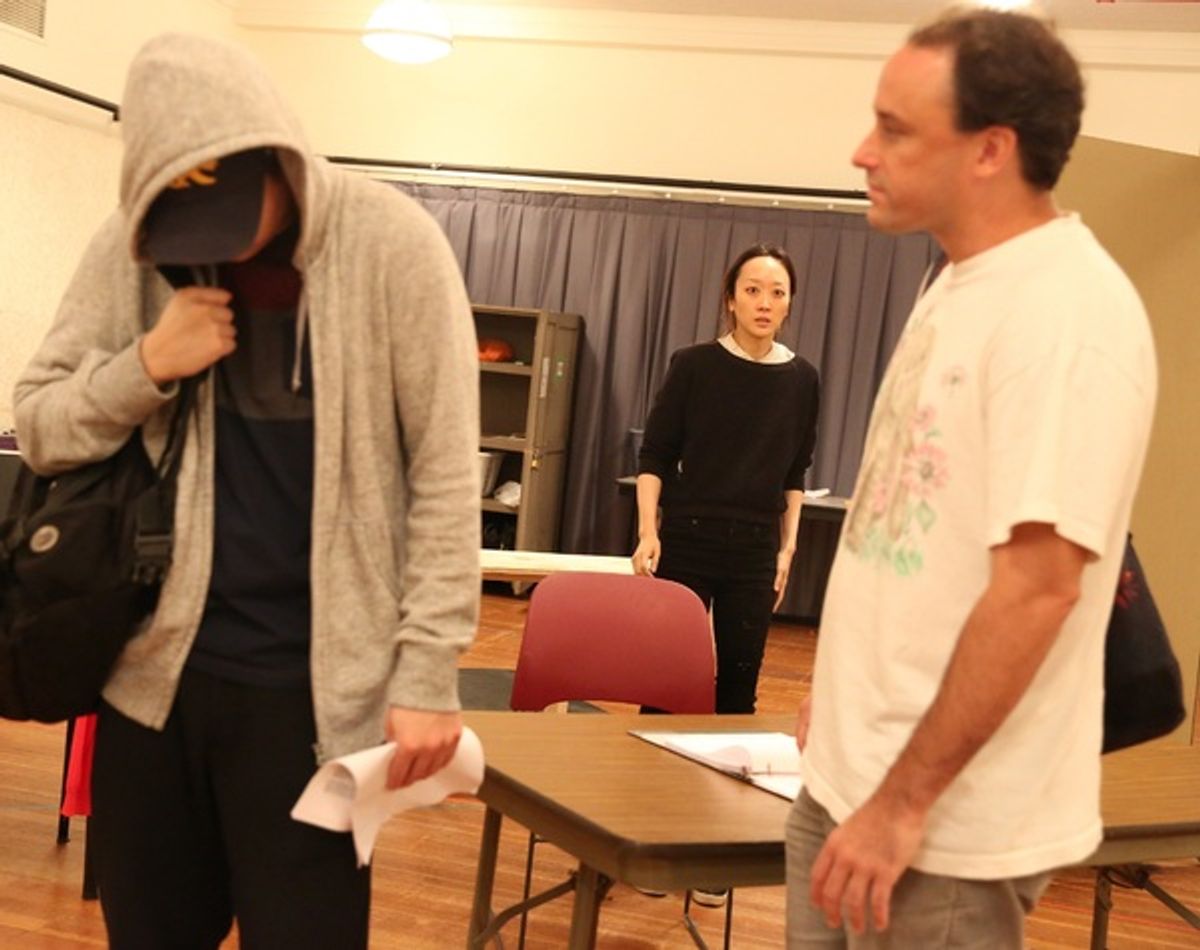 Ki Hong Lee, Sue Jean Kim and Greg Keller at 