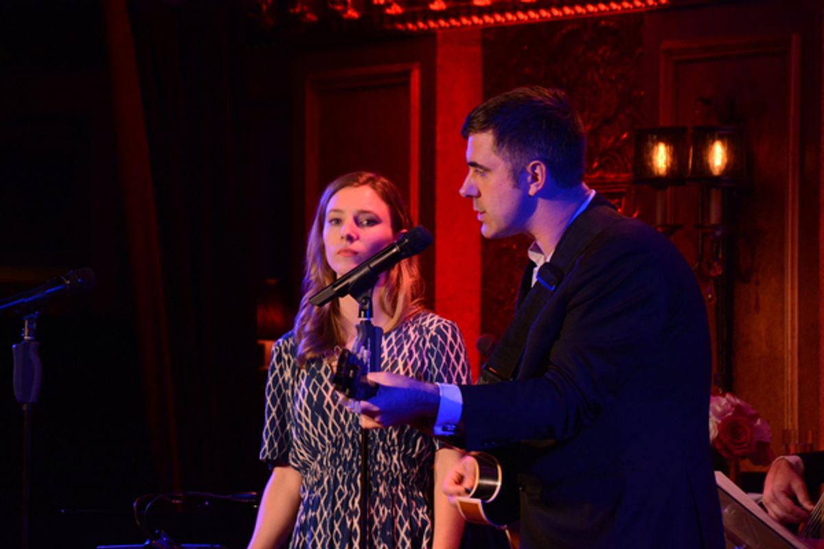 Andrea Wood and Matt Davis at 