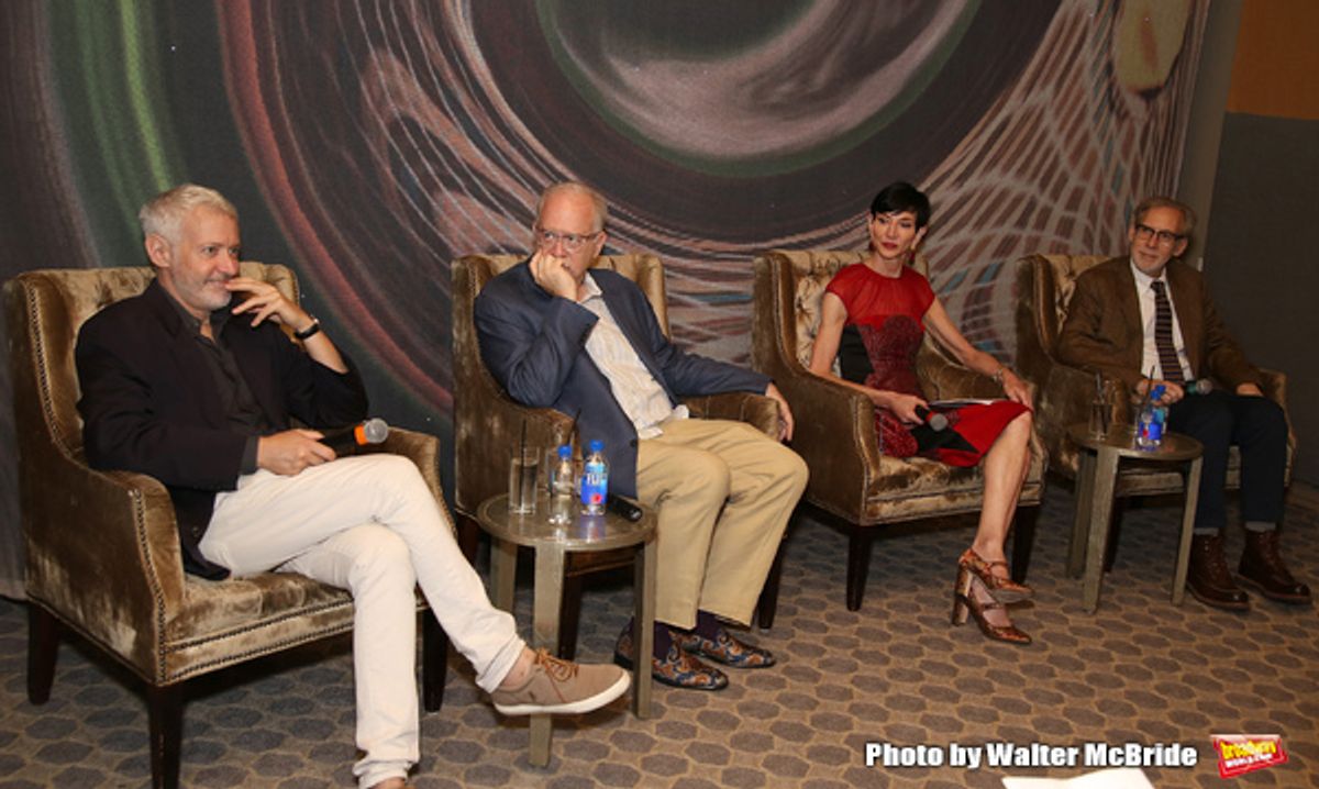 Scott Frankel, Doug Wright, Amy Fine and Michael Korie at 