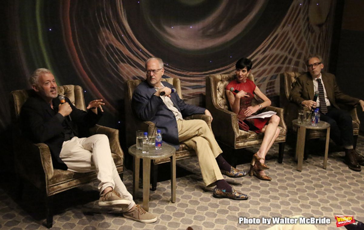 Scott Frankel, Doug Wright, Amy Fine Collins and Michael Korie at 