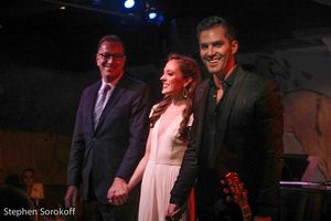 Ted Sperling, Laura Osnes, Ryan Silverman Photo