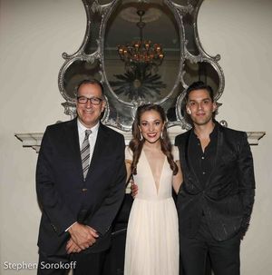 Ted Sperling, Laura Osnes, Ryan Silverman Photo