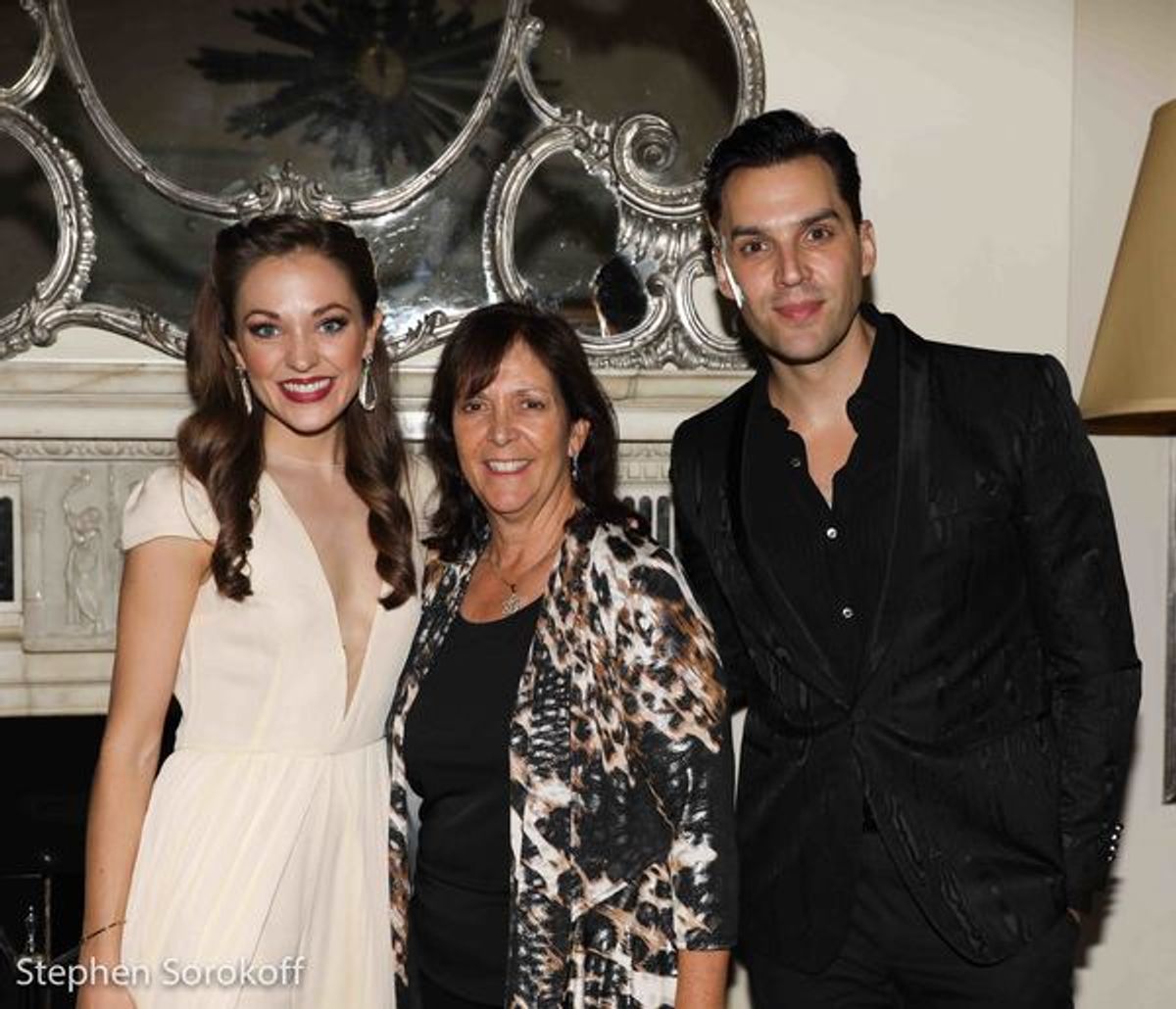 Laura Osnes, Paula Kaminsky Davis, Ryan Silverman at 