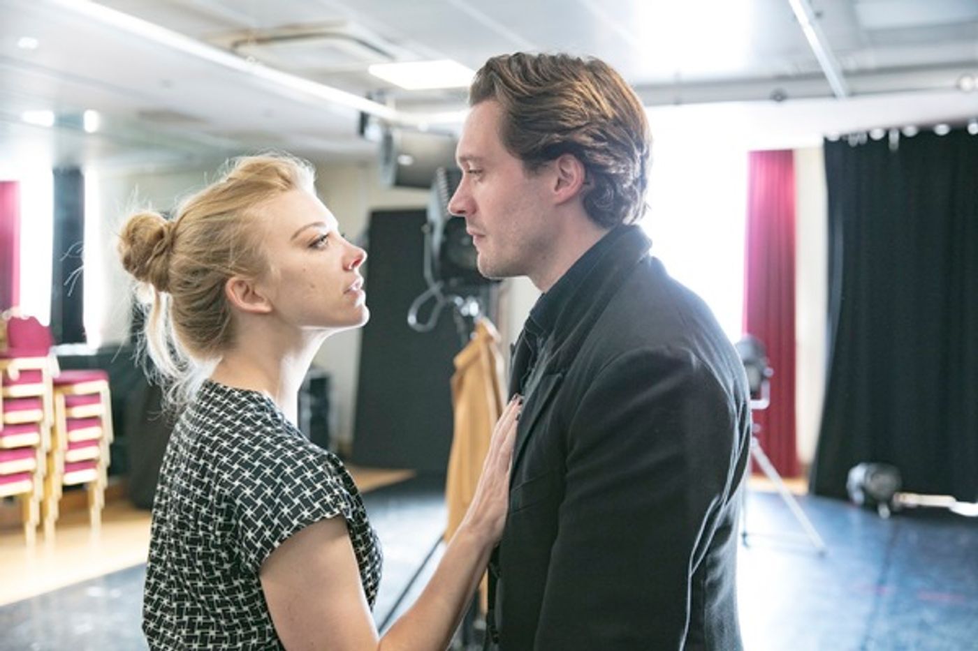 Photo Flash: In Rehearsals with Natalie Dormer and David Oakes for VENUS IN FUR  Image